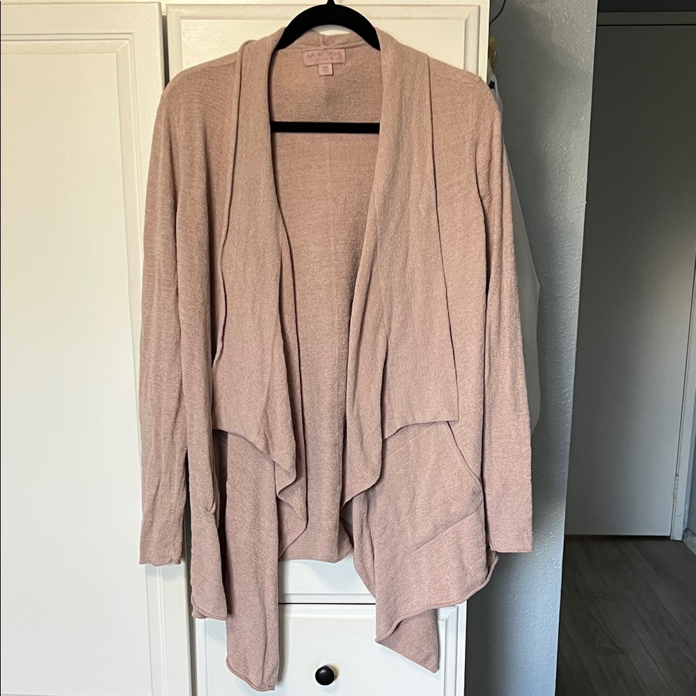 Barefoot Dreams Draped Cardigan - Soft Pink
